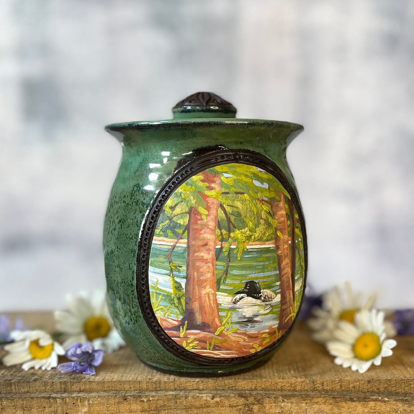 52. 20oz. Loon Jar