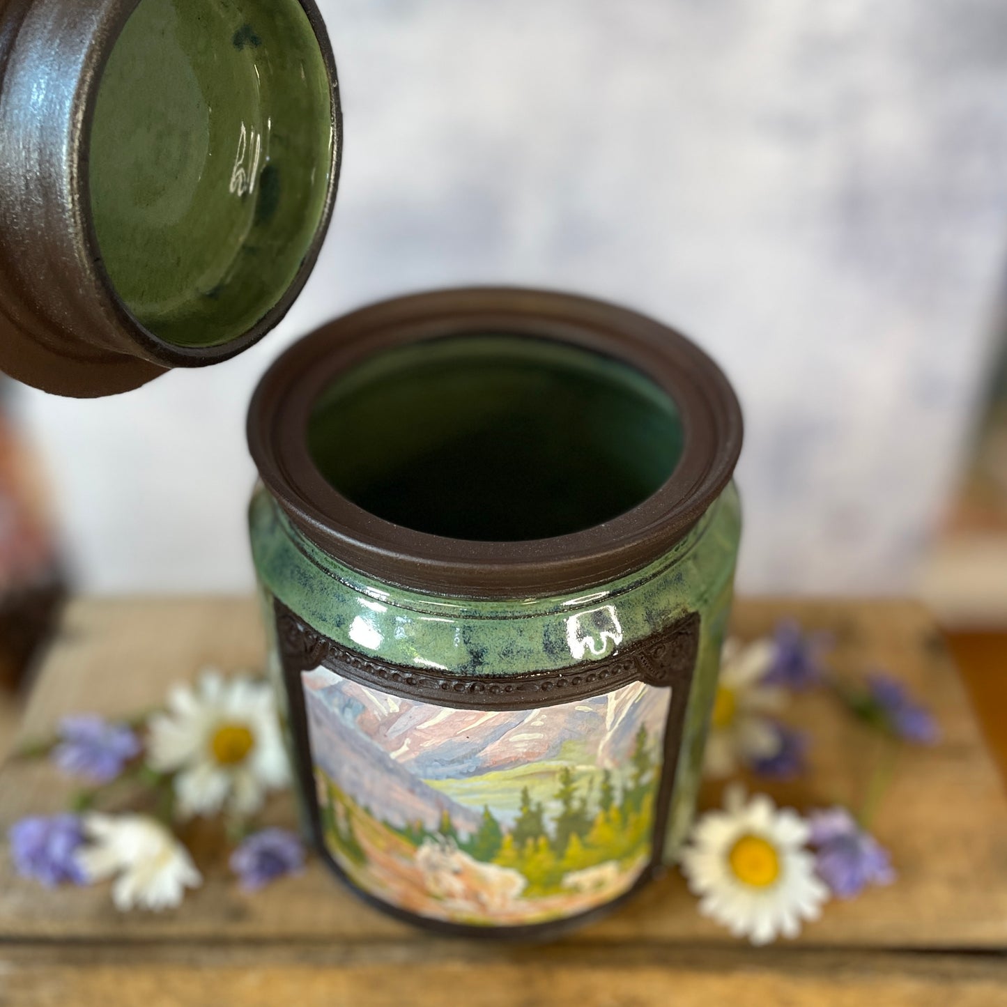 55. 35oz. Mountain Goat Jar