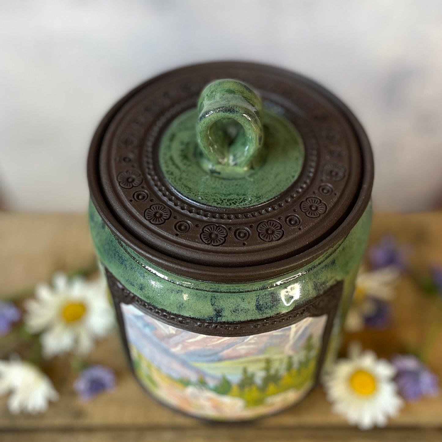 55. 35oz. Mountain Goat Jar