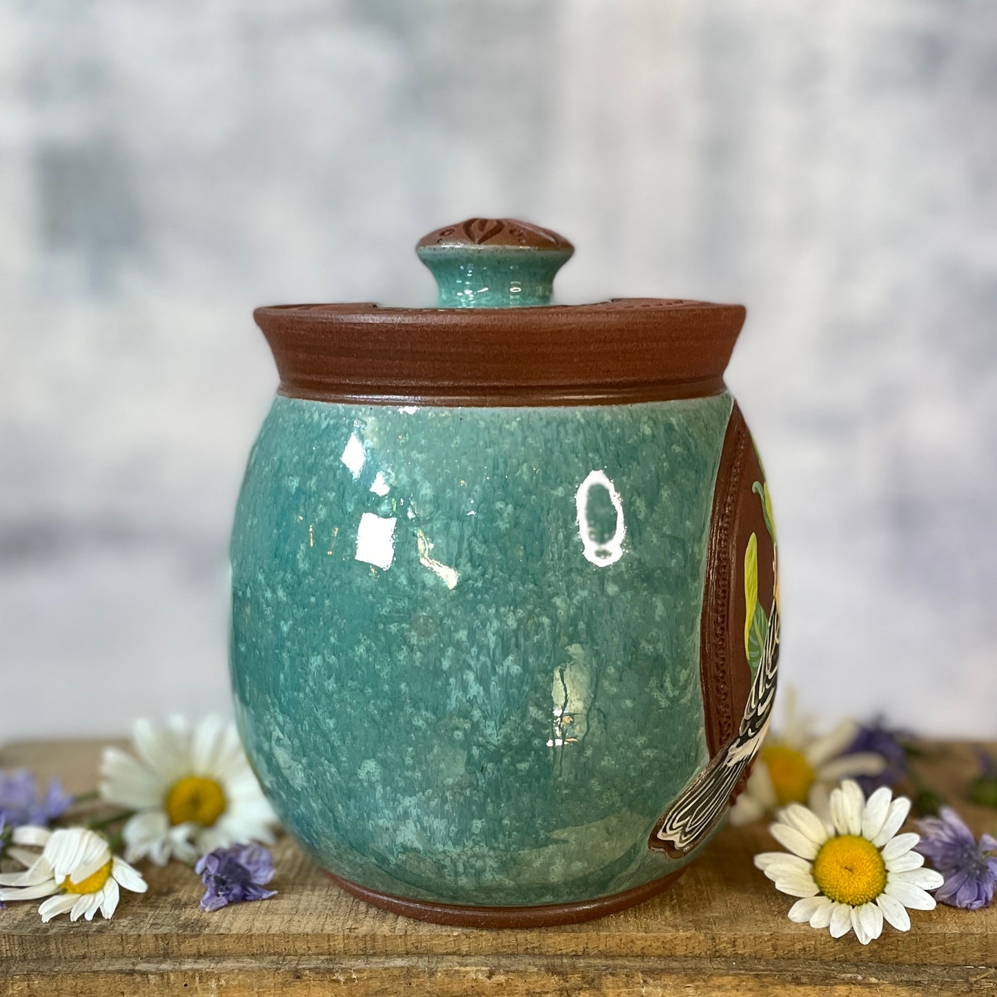 56. 34oz. Goldfinch Jar