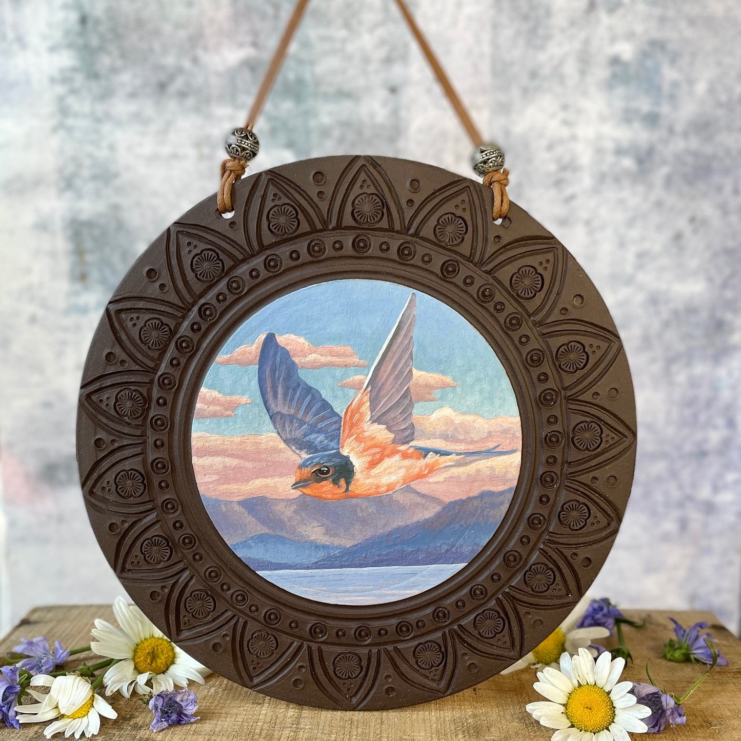 60. Kootenay Lake Swallow 7" Wall Hanging