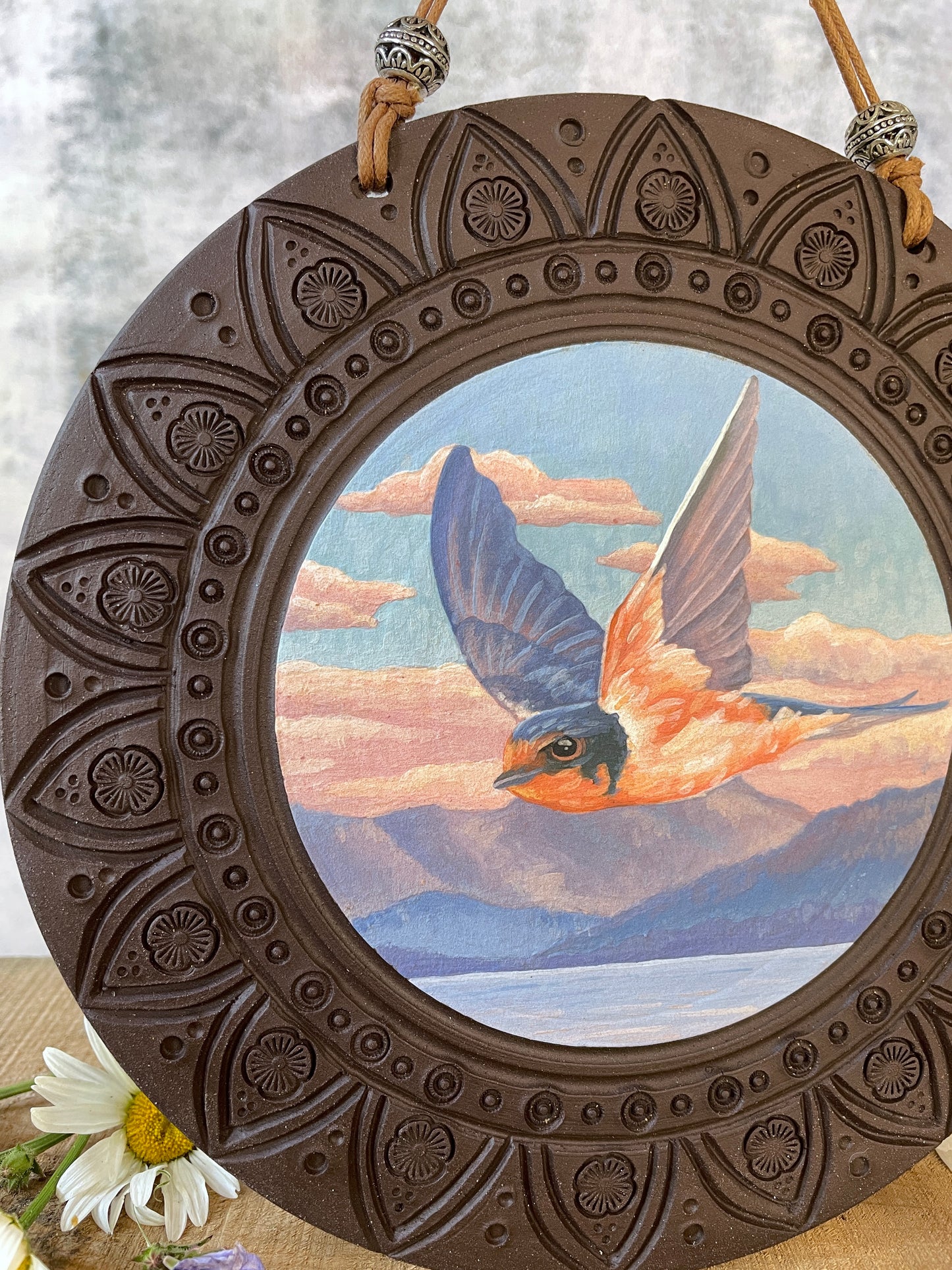 60. Kootenay Lake Swallow 7" Wall Hanging