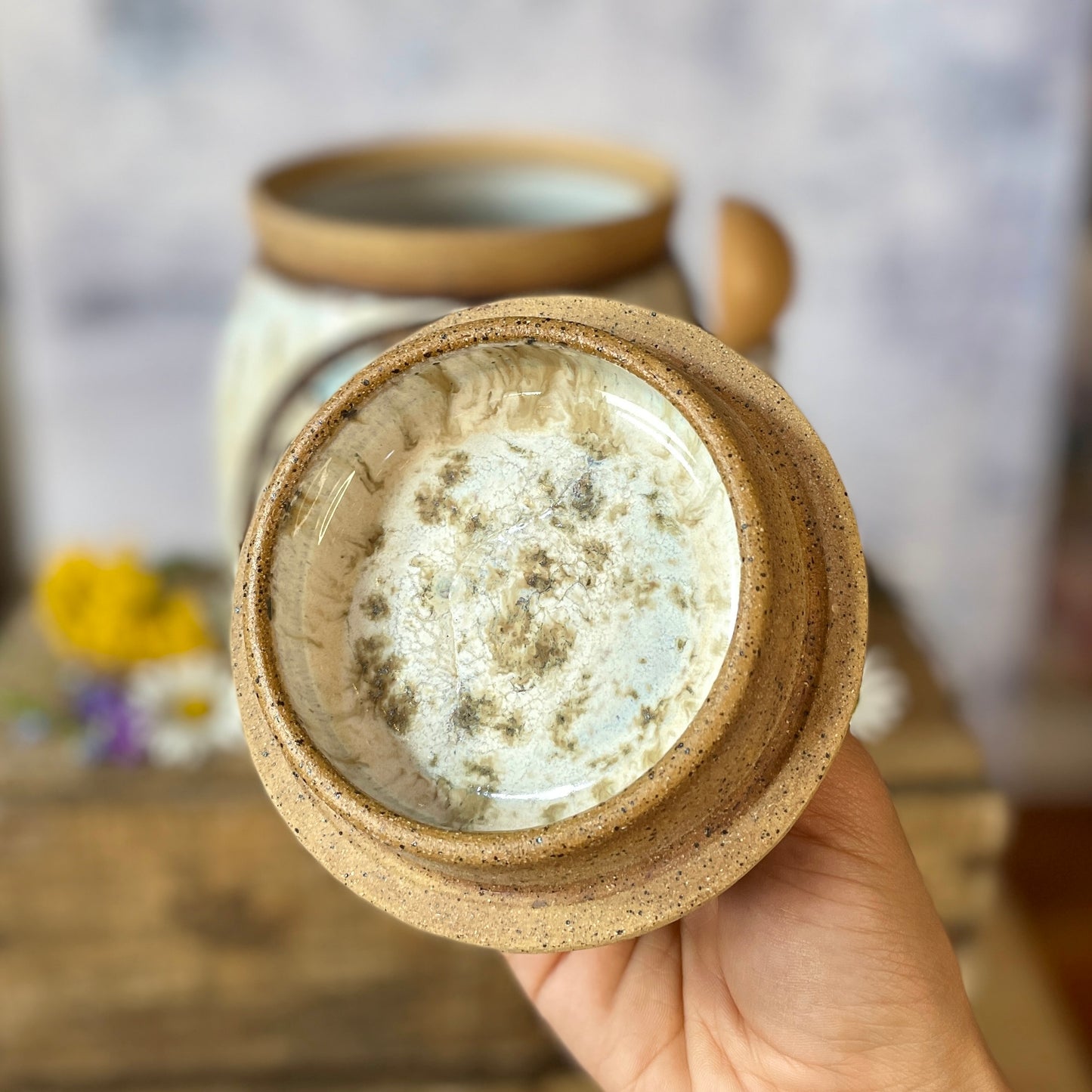 71. *Discount* 62oz. Mountain Goat Jar with Scoop