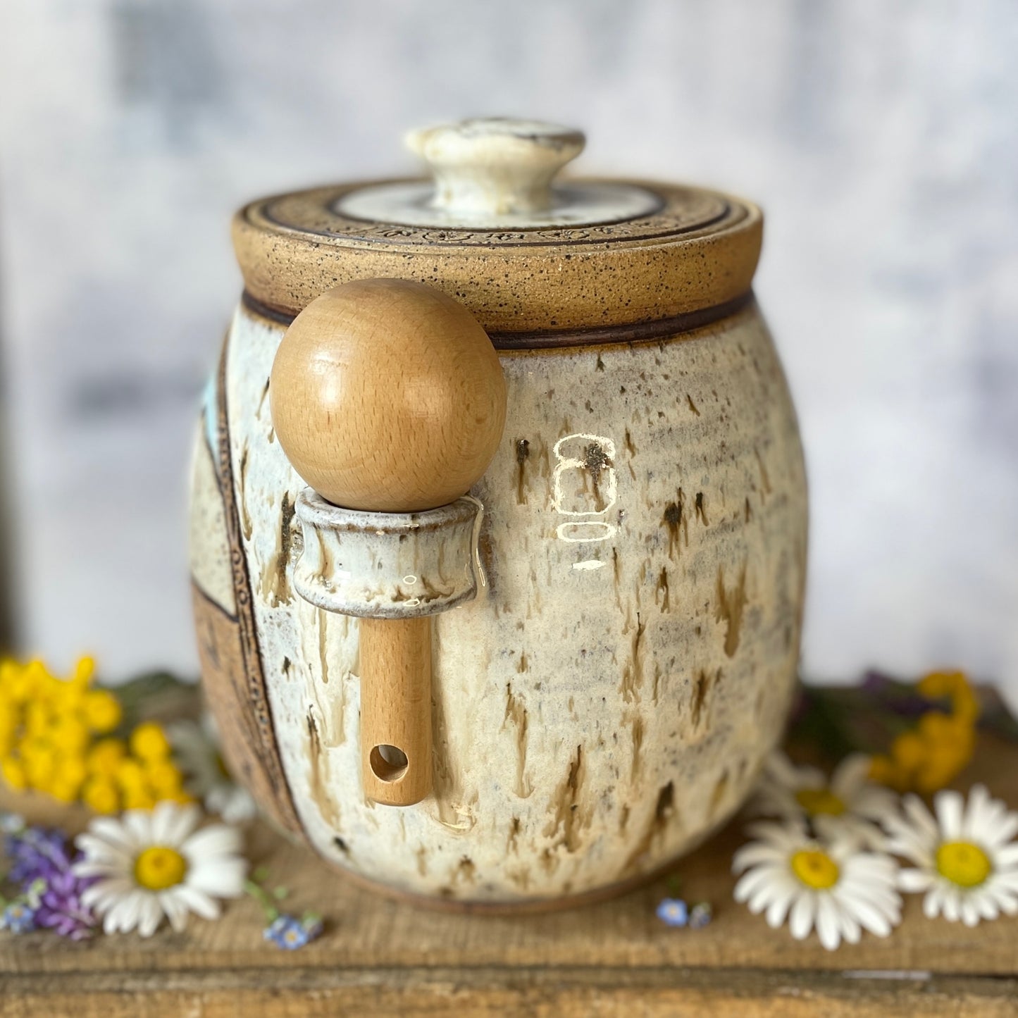 71. *Discount* 62oz. Mountain Goat Jar with Scoop