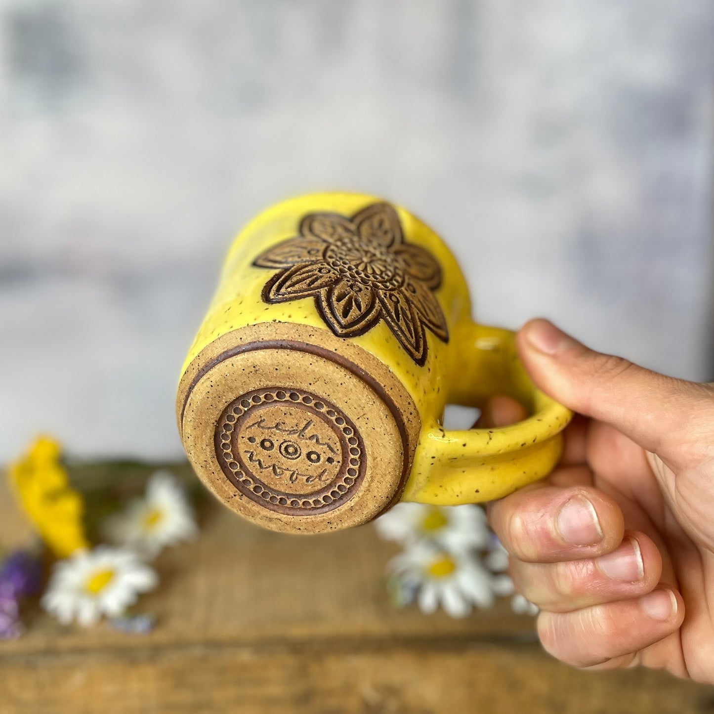 81. 6oz. Sunflower Mini Mug