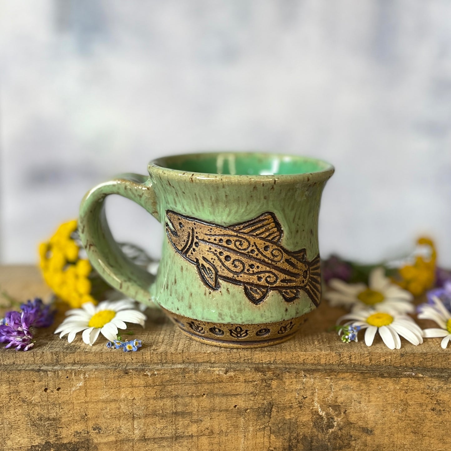 84. Pair of 5oz. Trout Mini Mug