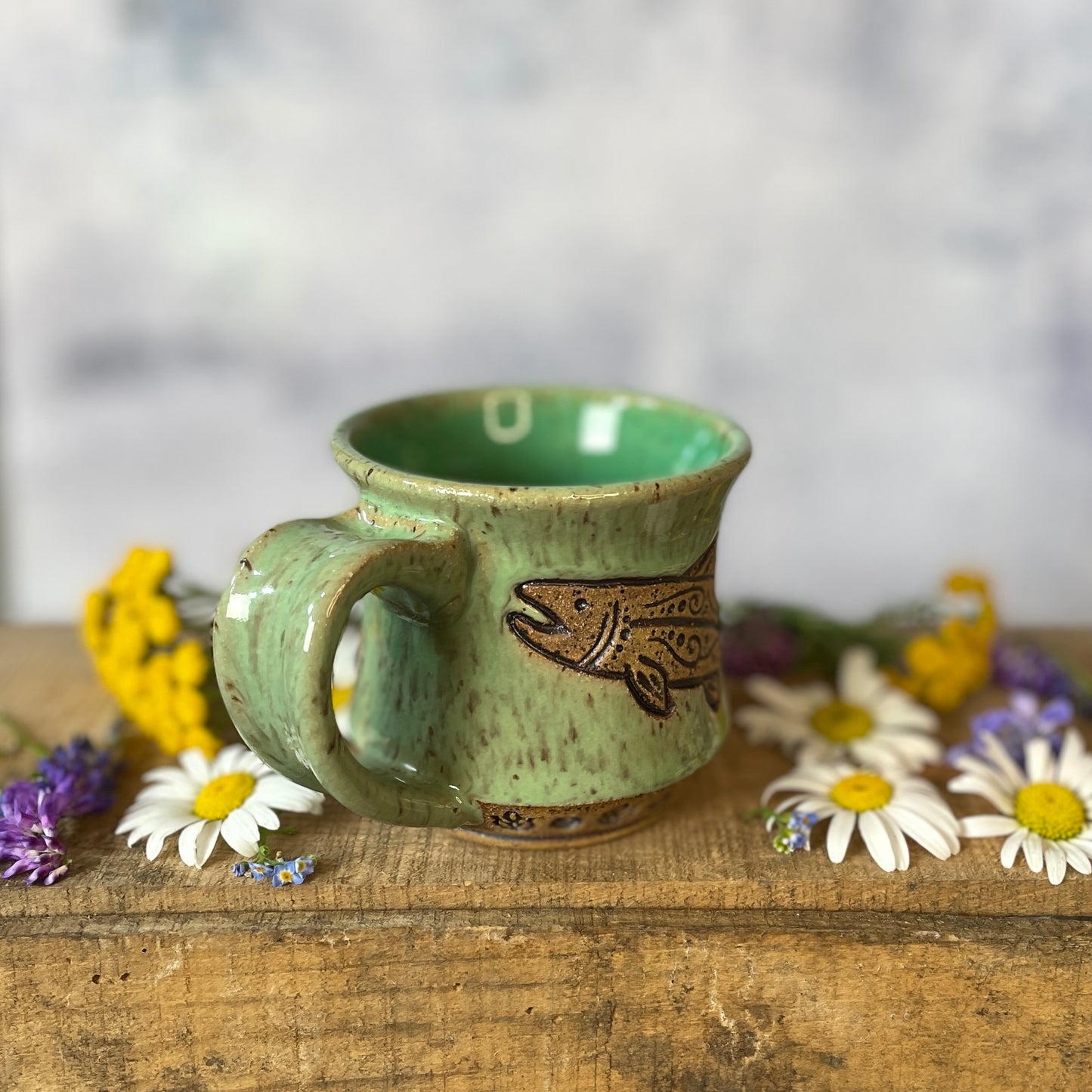 84. Pair of 5oz. Trout Mini Mug