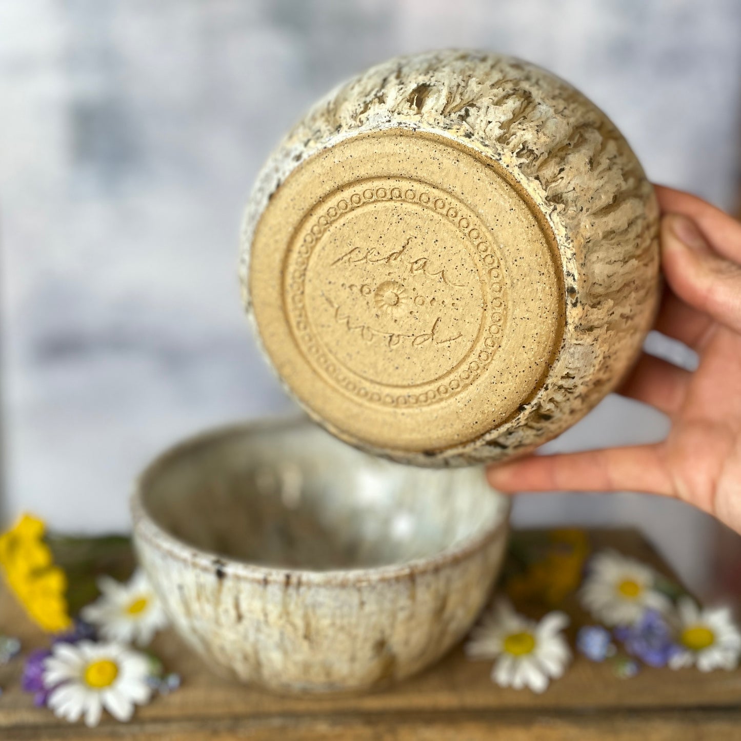 87. Set Of Two 2.5"x5.5" Classic Glazed Bowls