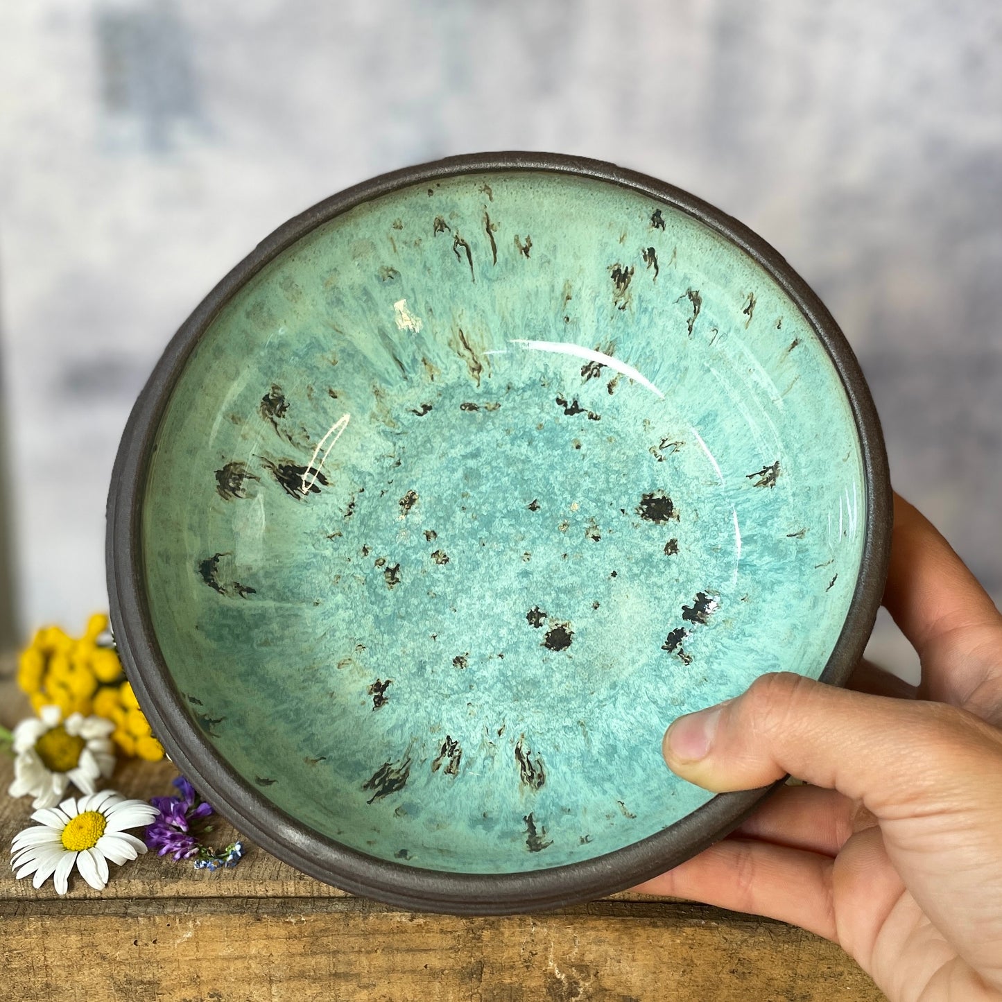 93. Set of Two 2"x7" Classic Glazed Bowls