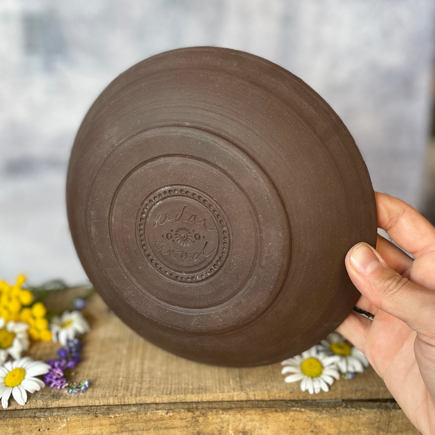 94. Set of Two 1.5"x7.5" Classic Glazed Bowls