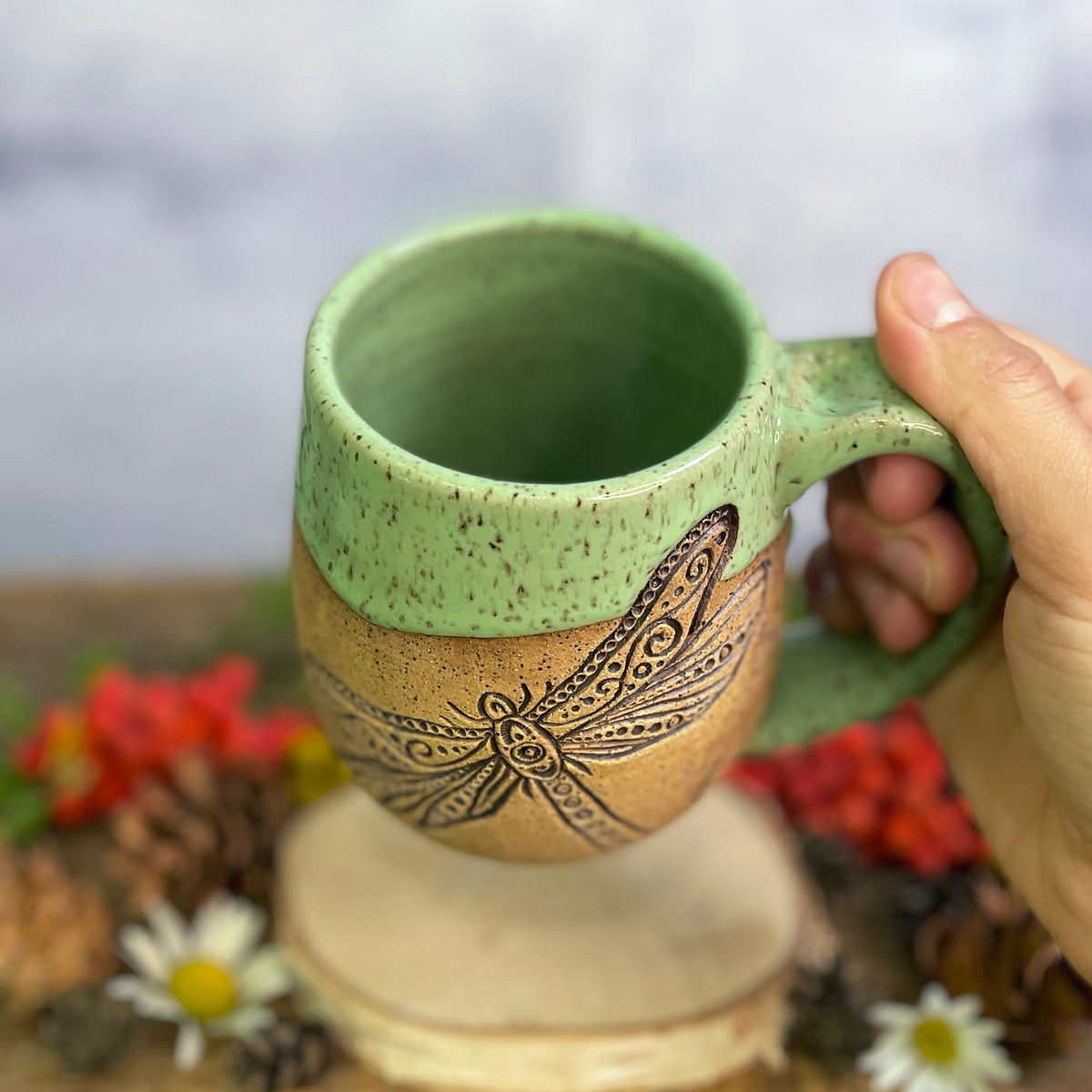 15. 18oz. Dragonfly Mug
