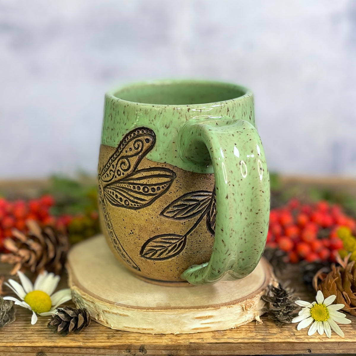 15. 18oz. Dragonfly Mug