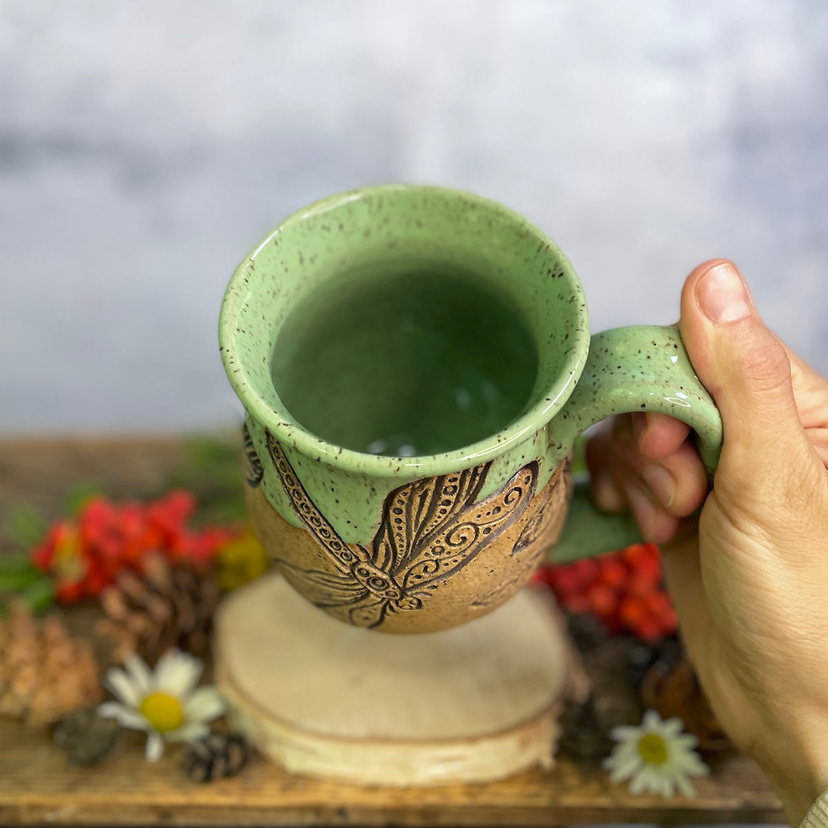 17. 18oz. Dragonfly Mug