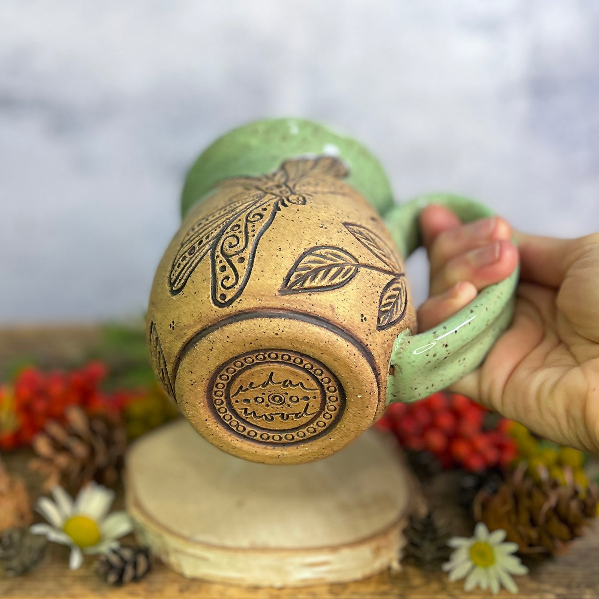 17. 18oz. Dragonfly Mug