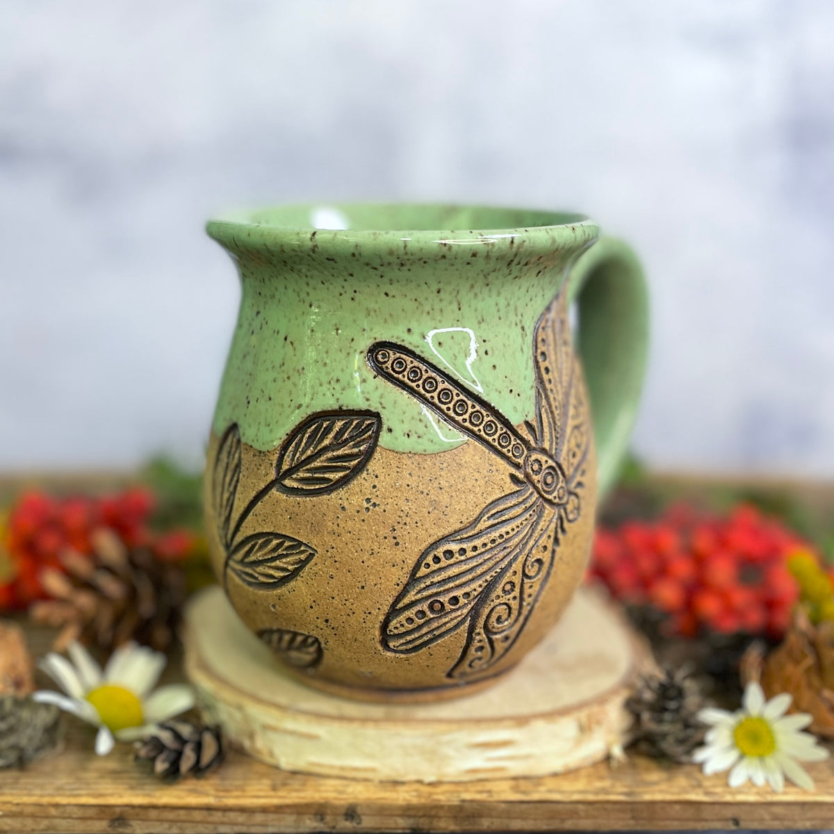 17. 18oz. Dragonfly Mug