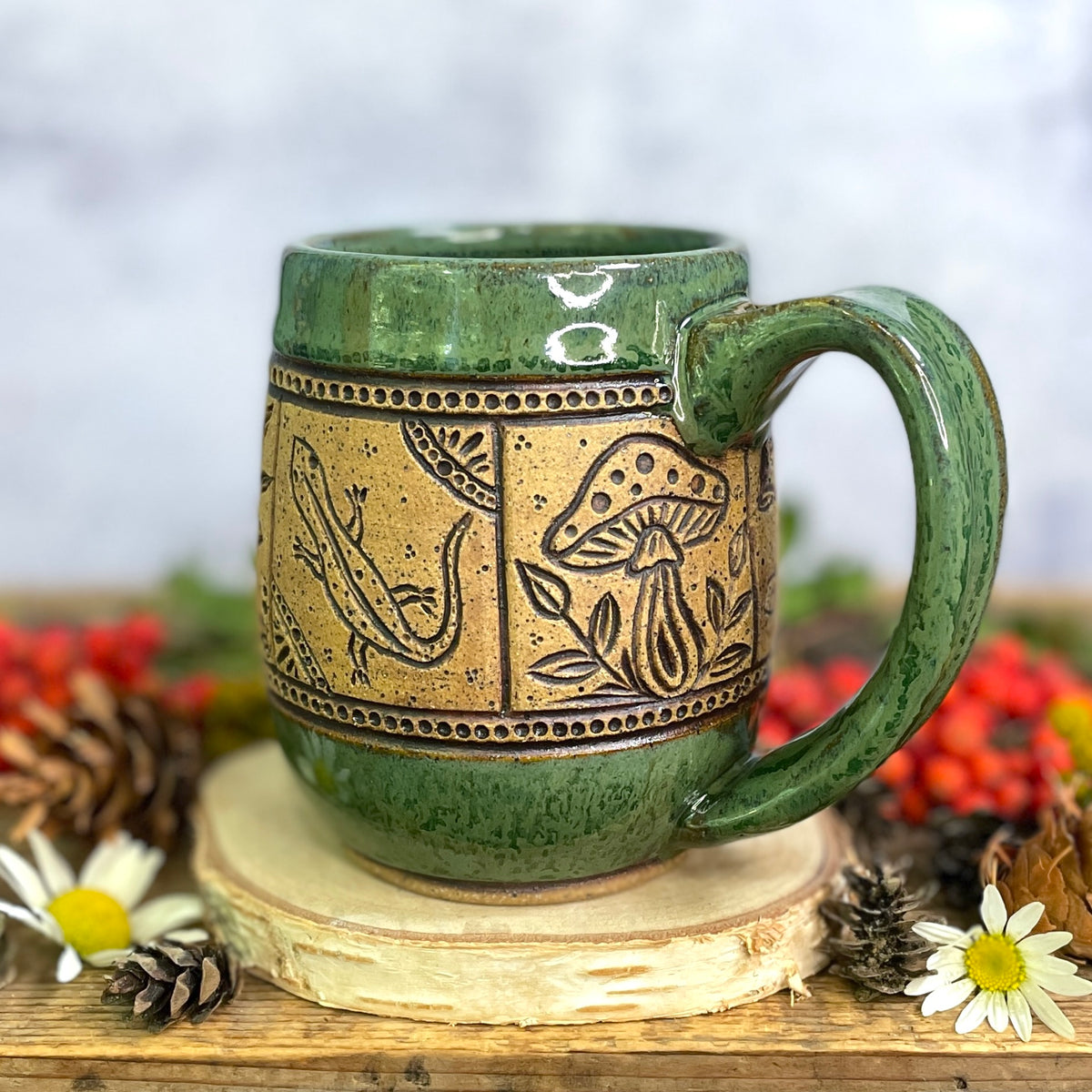 20. Bog Creatures Tiled Mug