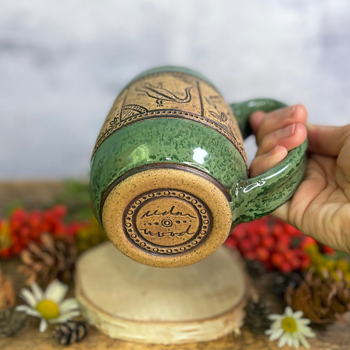 20. Bog Creatures Tiled Mug