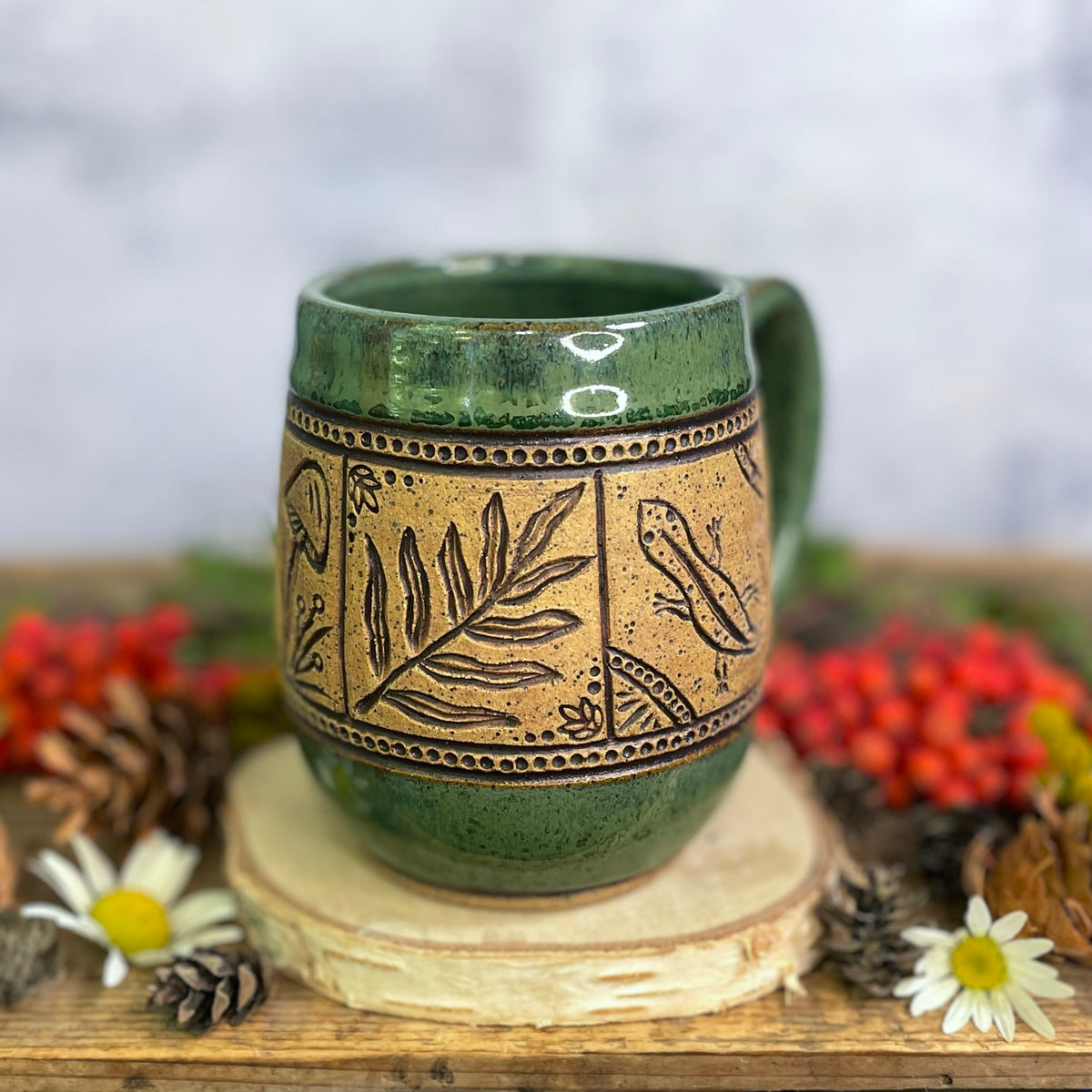 20. Bog Creatures Tiled Mug