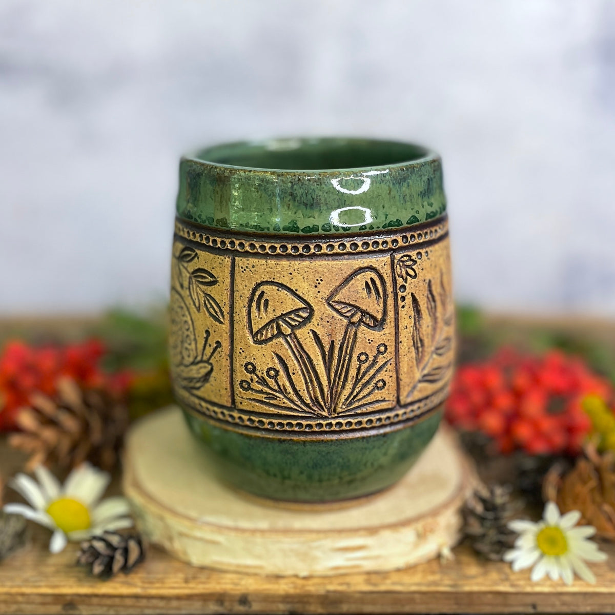 20. Bog Creatures Tiled Mug