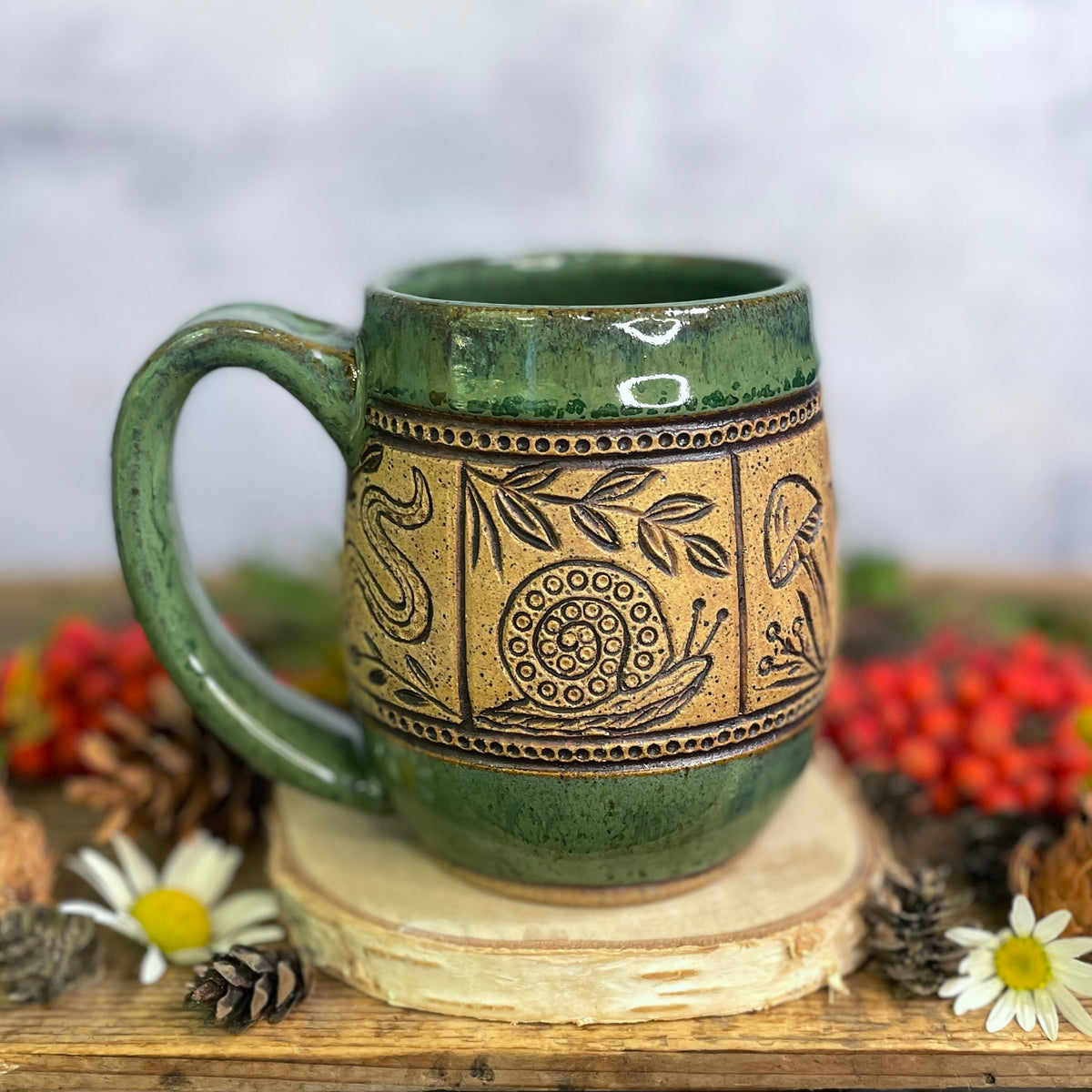 20. Bog Creatures Tiled Mug