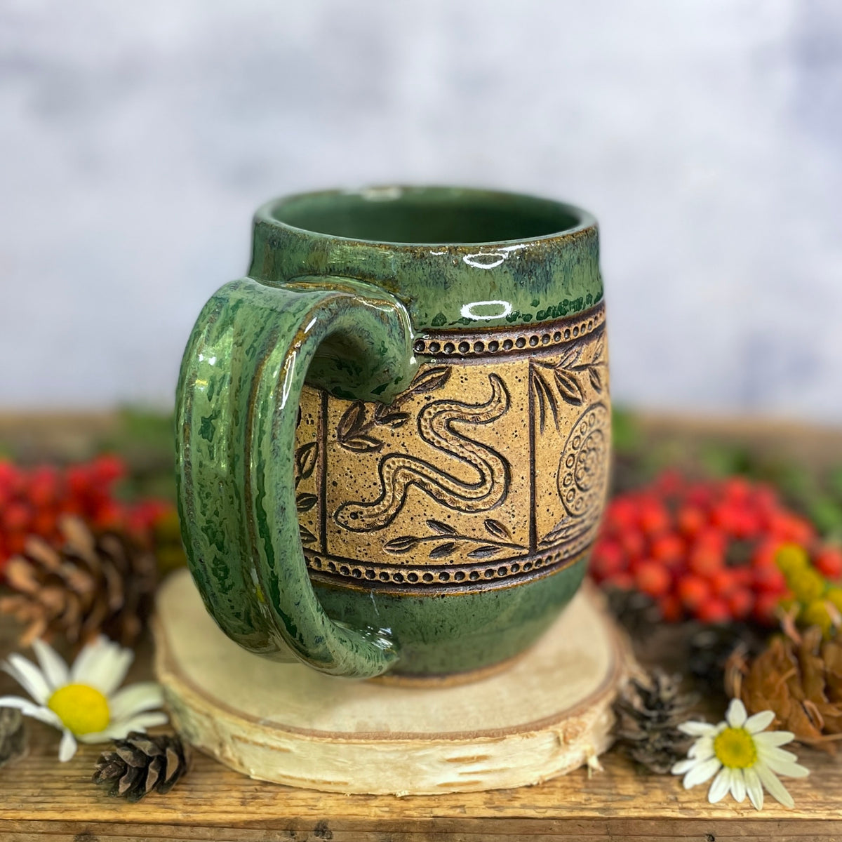 20. Bog Creatures Tiled Mug
