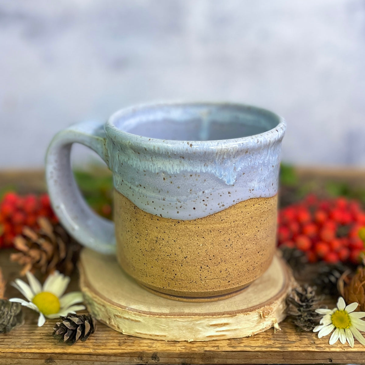 21. 14oz. Pika and Wildflower Mug
