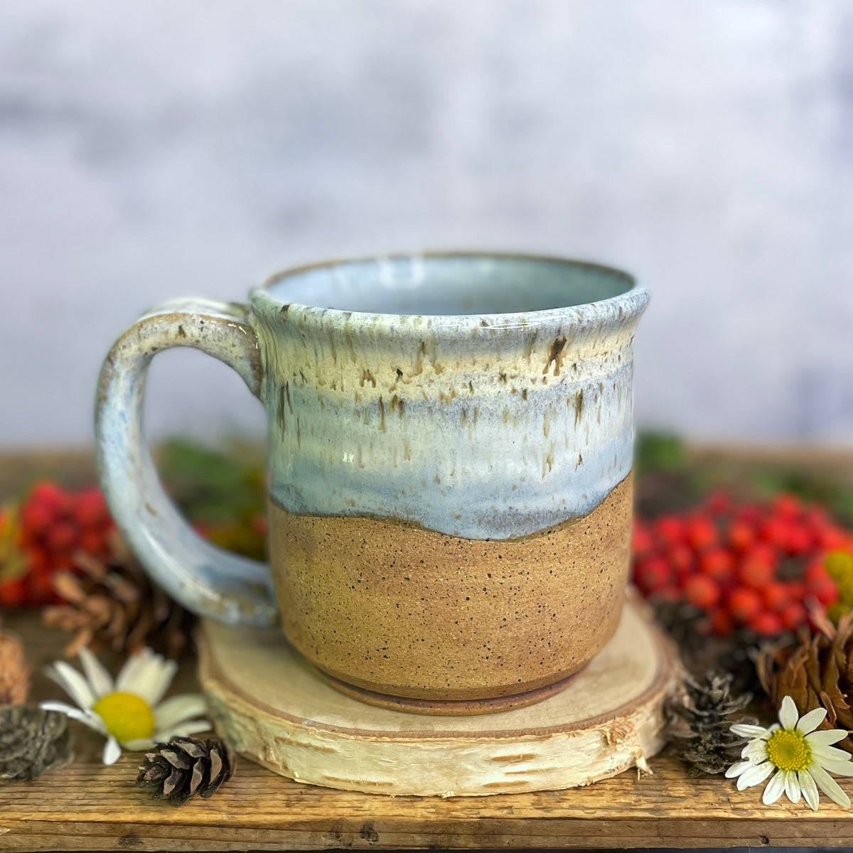 22. 15oz. Pika and Wildflower Mug