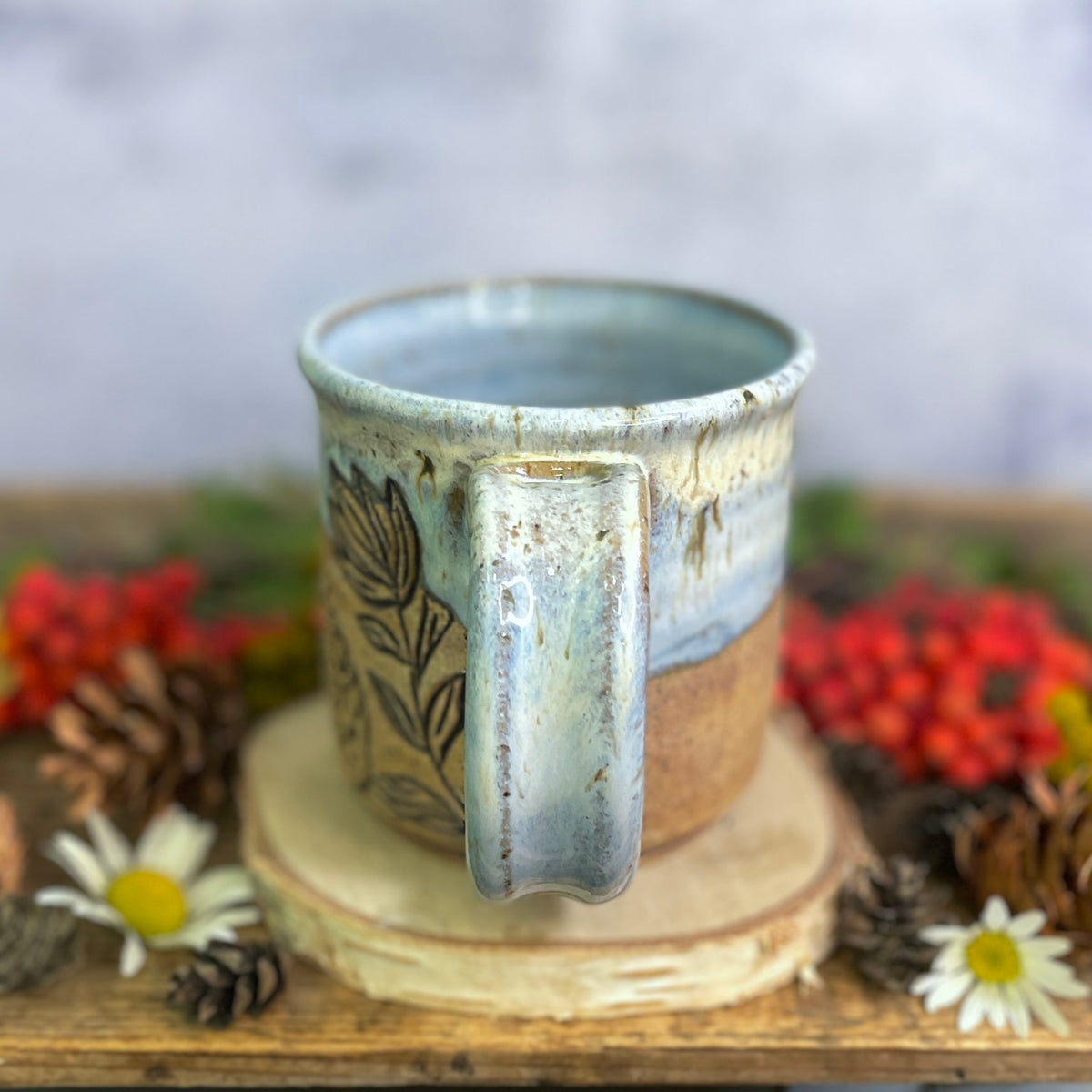 22. 15oz. Pika and Wildflower Mug