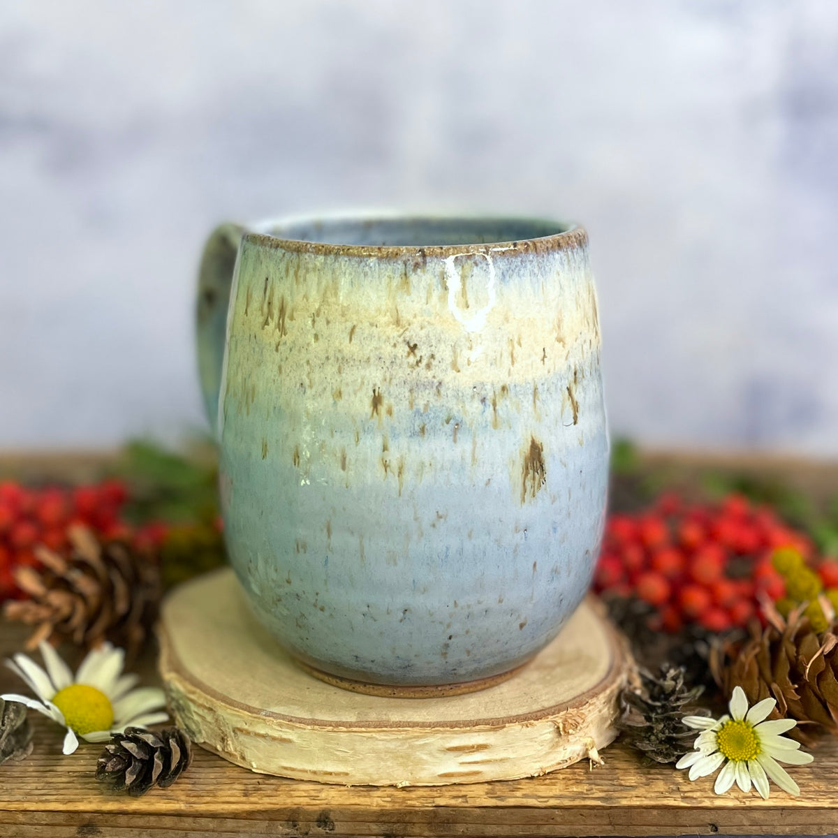 26. 18oz. Hummingbird and Wildflower Mug