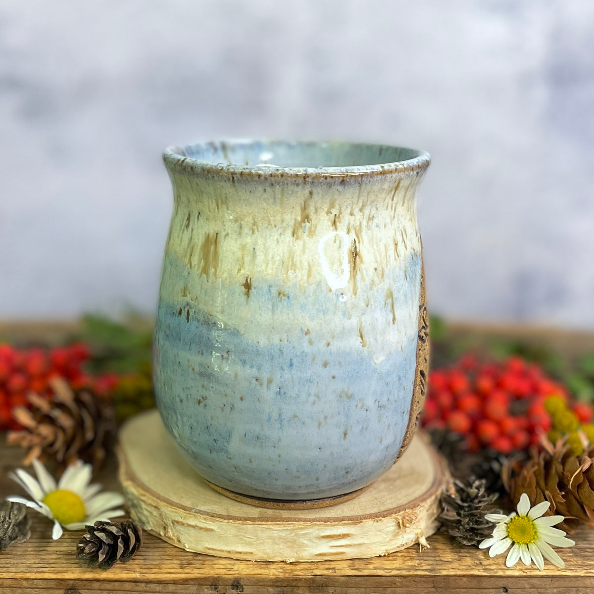 27. 18oz. Pika and Wildflower Mug