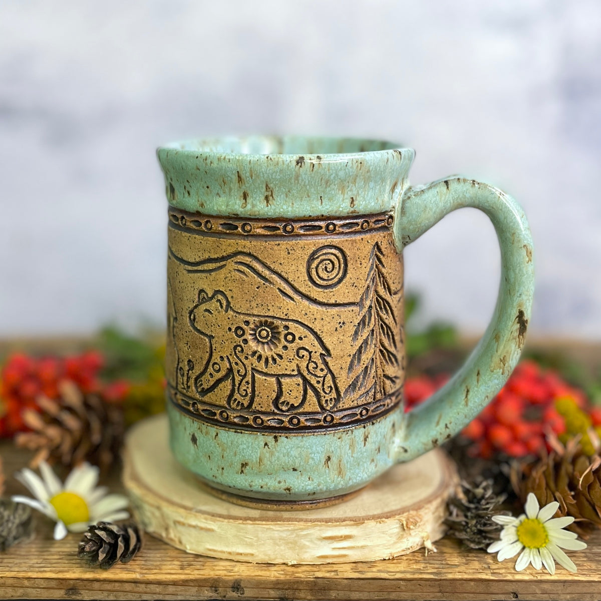 28. 16oz. Bear and Cub Mug