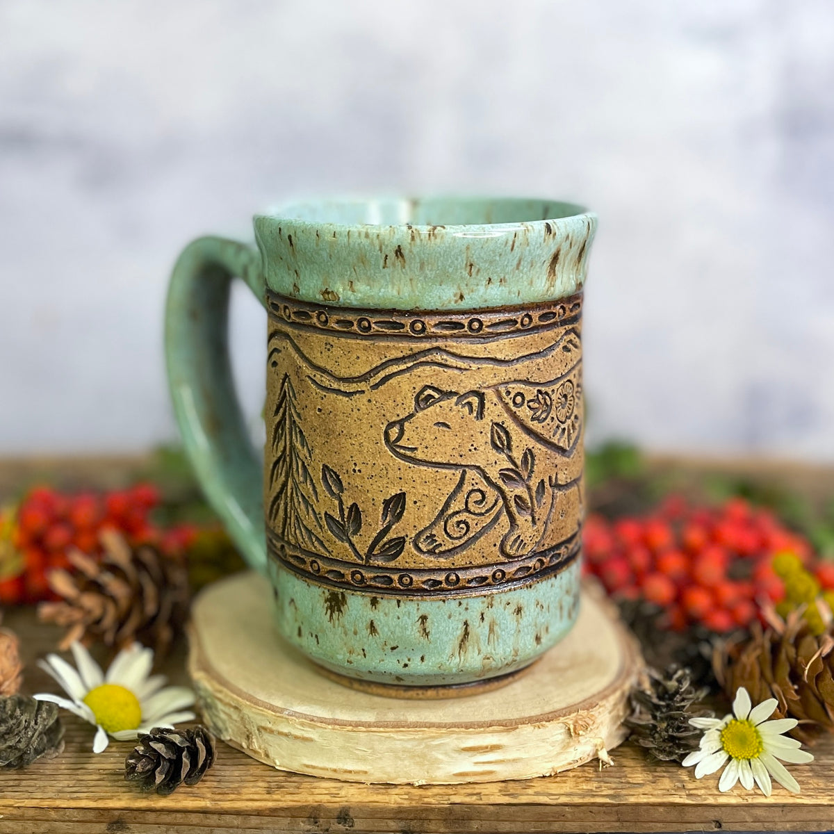 28. 16oz. Bear and Cub Mug