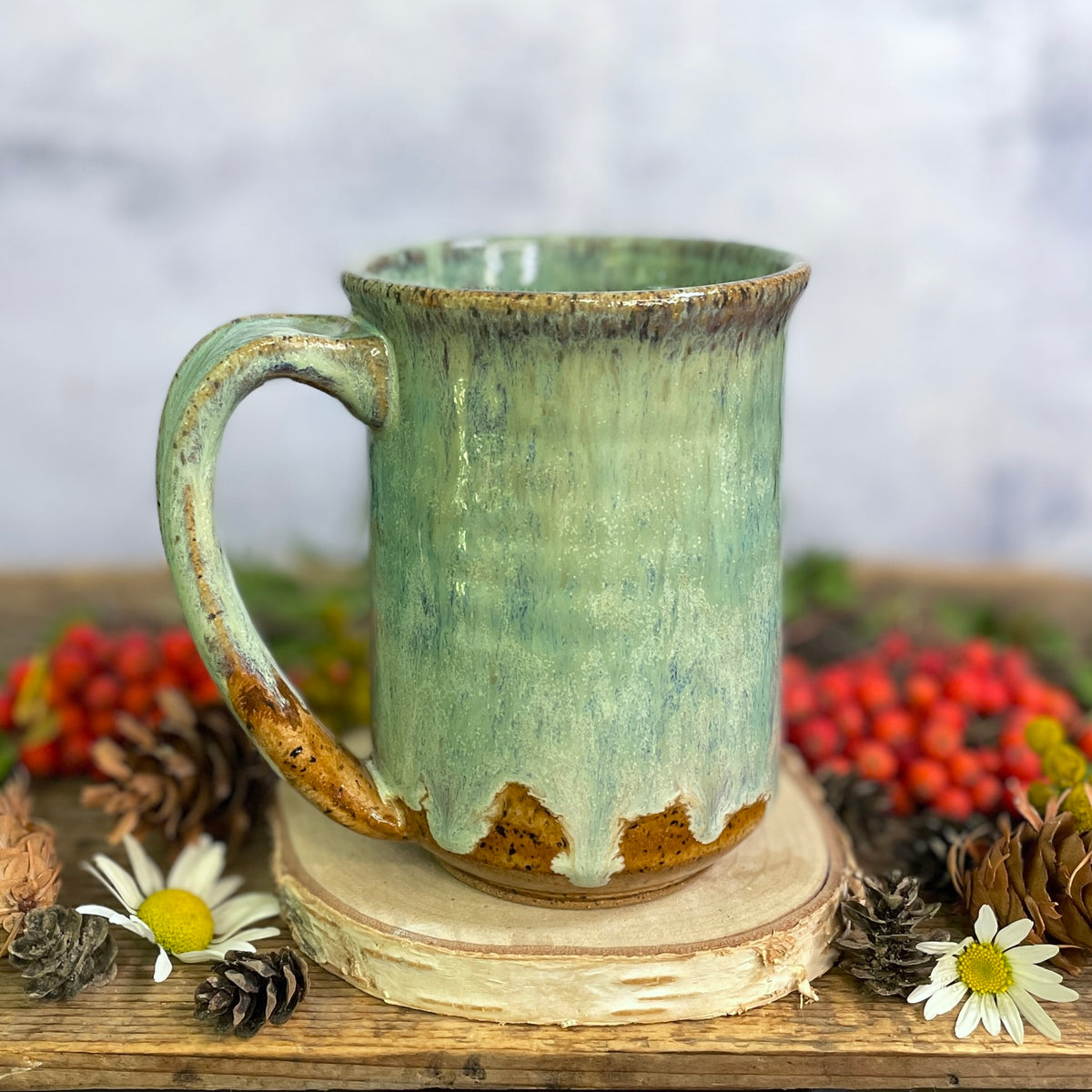 29. 16oz. Bear and Salmon Mug