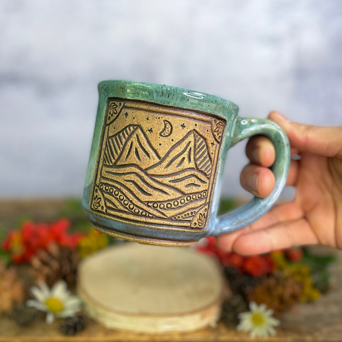 34. 14oz. Mountain Mug