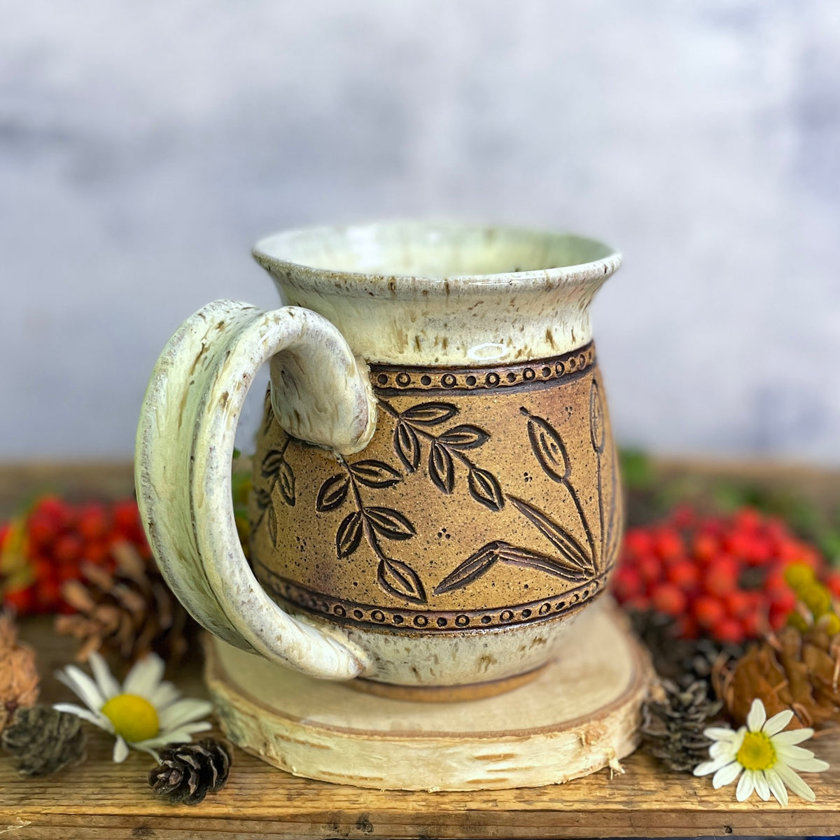 39. 18oz. Loon and Marsh Plants Mug