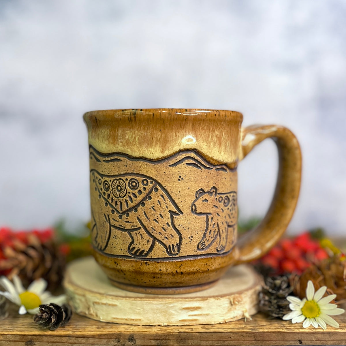 40. 14oz. Bear and Cub Mug
