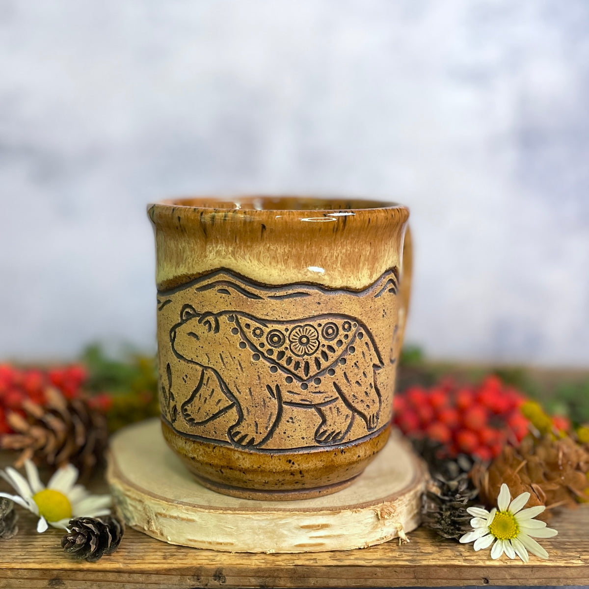 40. 14oz. Bear and Cub Mug