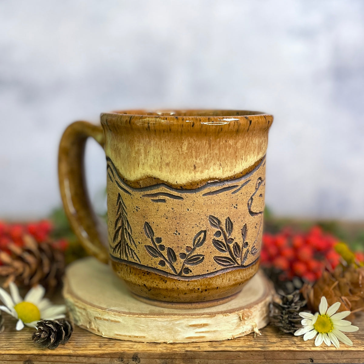 40. 14oz. Bear and Cub Mug