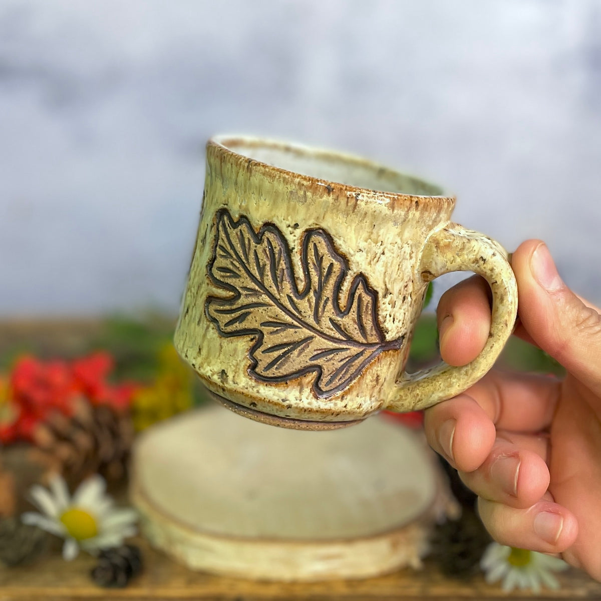 47. 8oz. Autumn Leaves Mini Mug