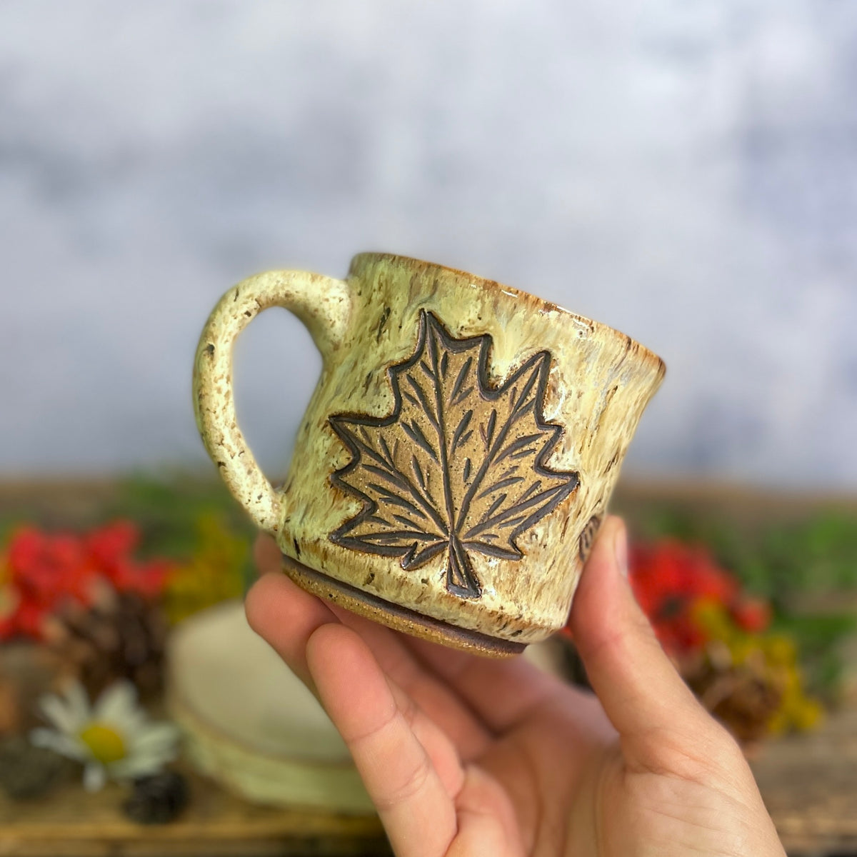 47. 8oz. Autumn Leaves Mini Mug