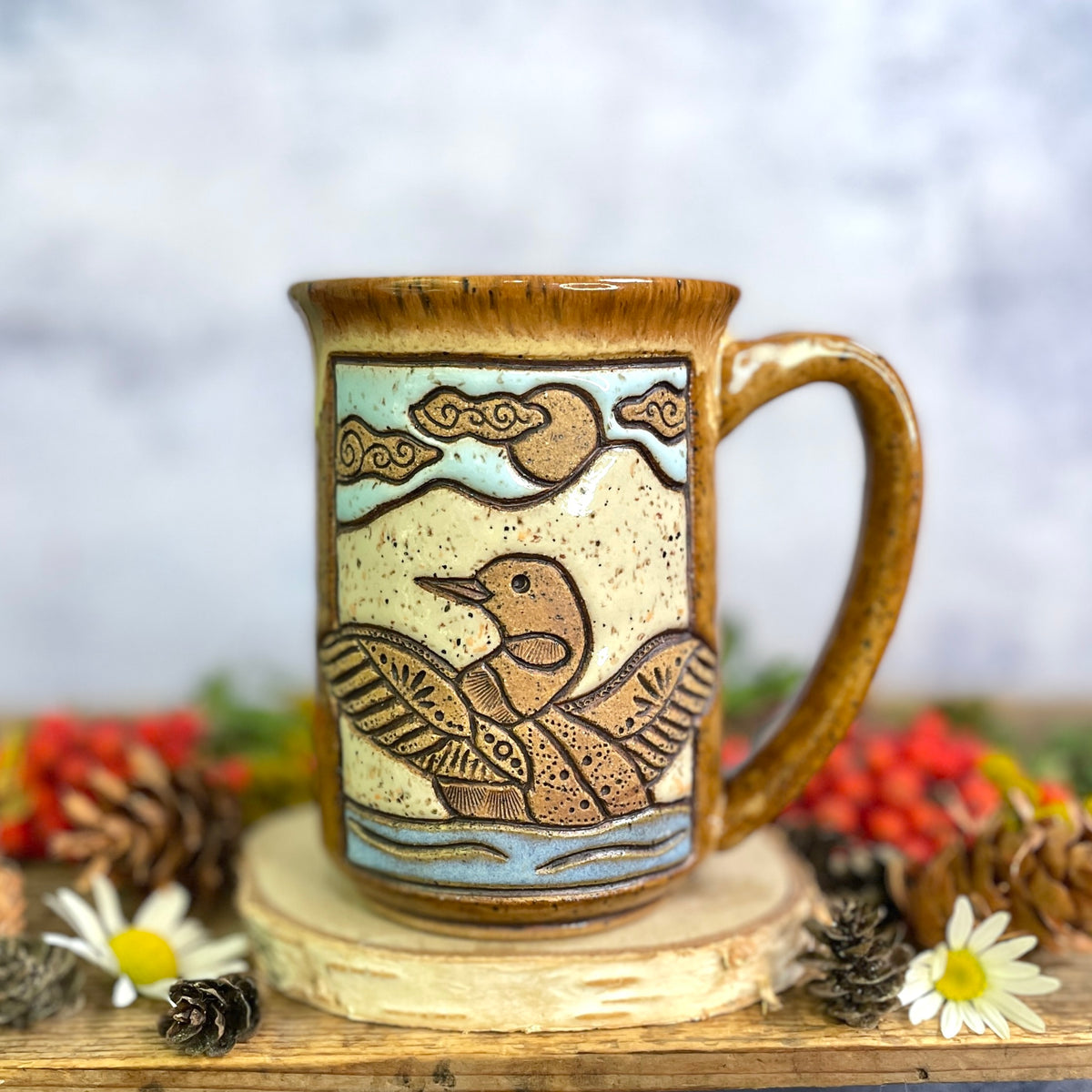 48. 17oz. Loon Mug