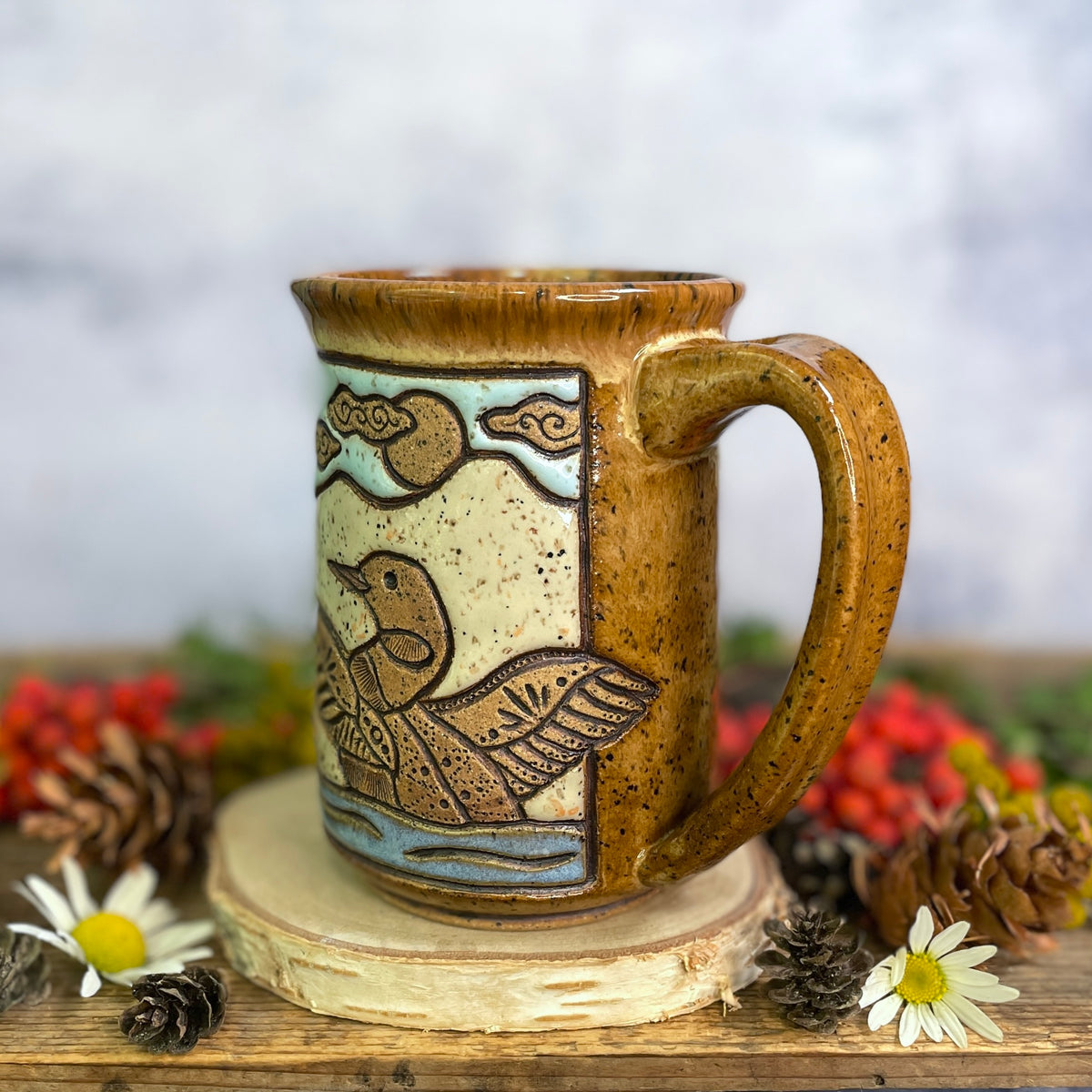 48. 17oz. Loon Mug