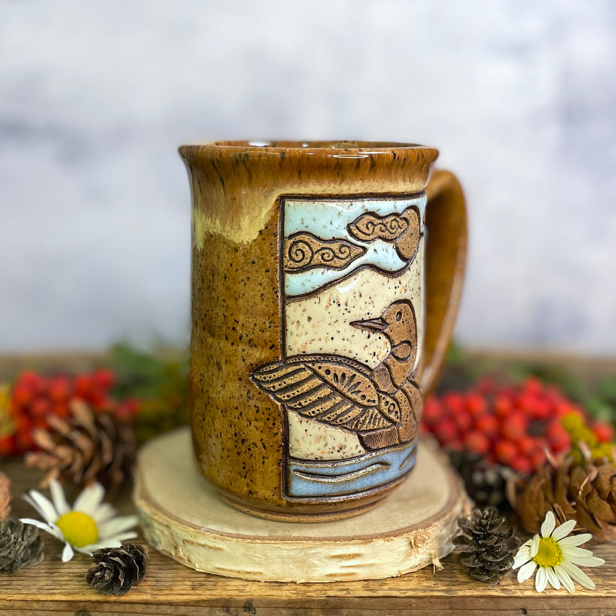 48. 17oz. Loon Mug