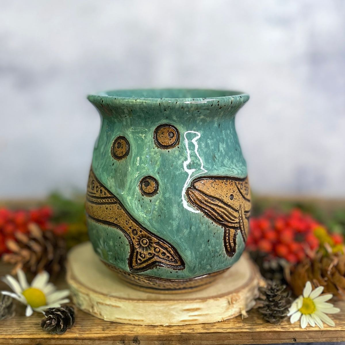 49. 18oz. Pair of Humpback Whales Mug