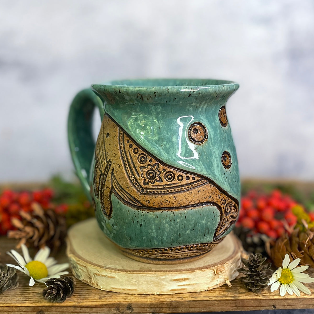49. 18oz. Pair of Humpback Whales Mug