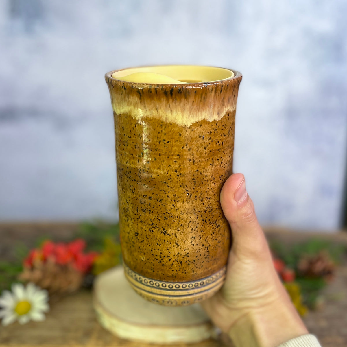 52. 18oz. Chickadee Travel Tumbler