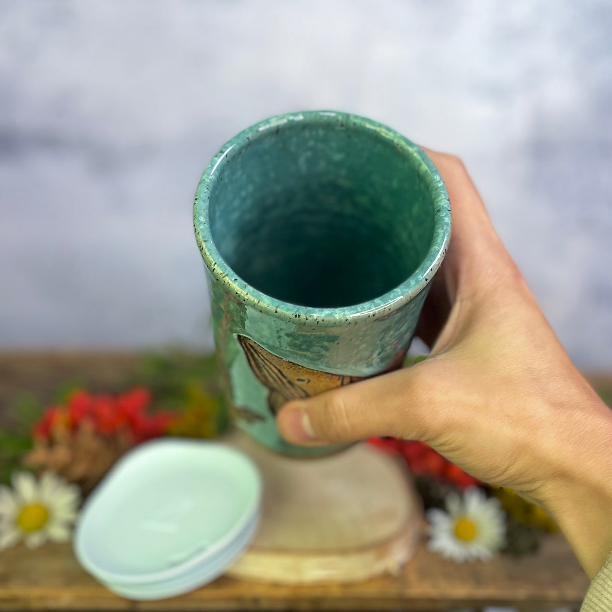 53. 18oz. Humpback Whales Travel Tumbler