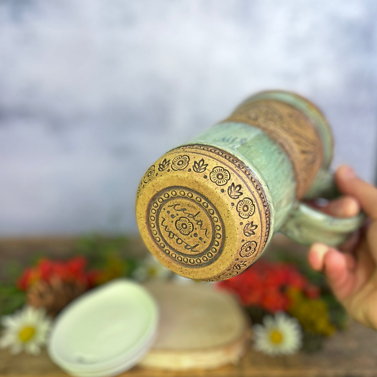 62. 18oz. Mountain Wildflower Travel Mug