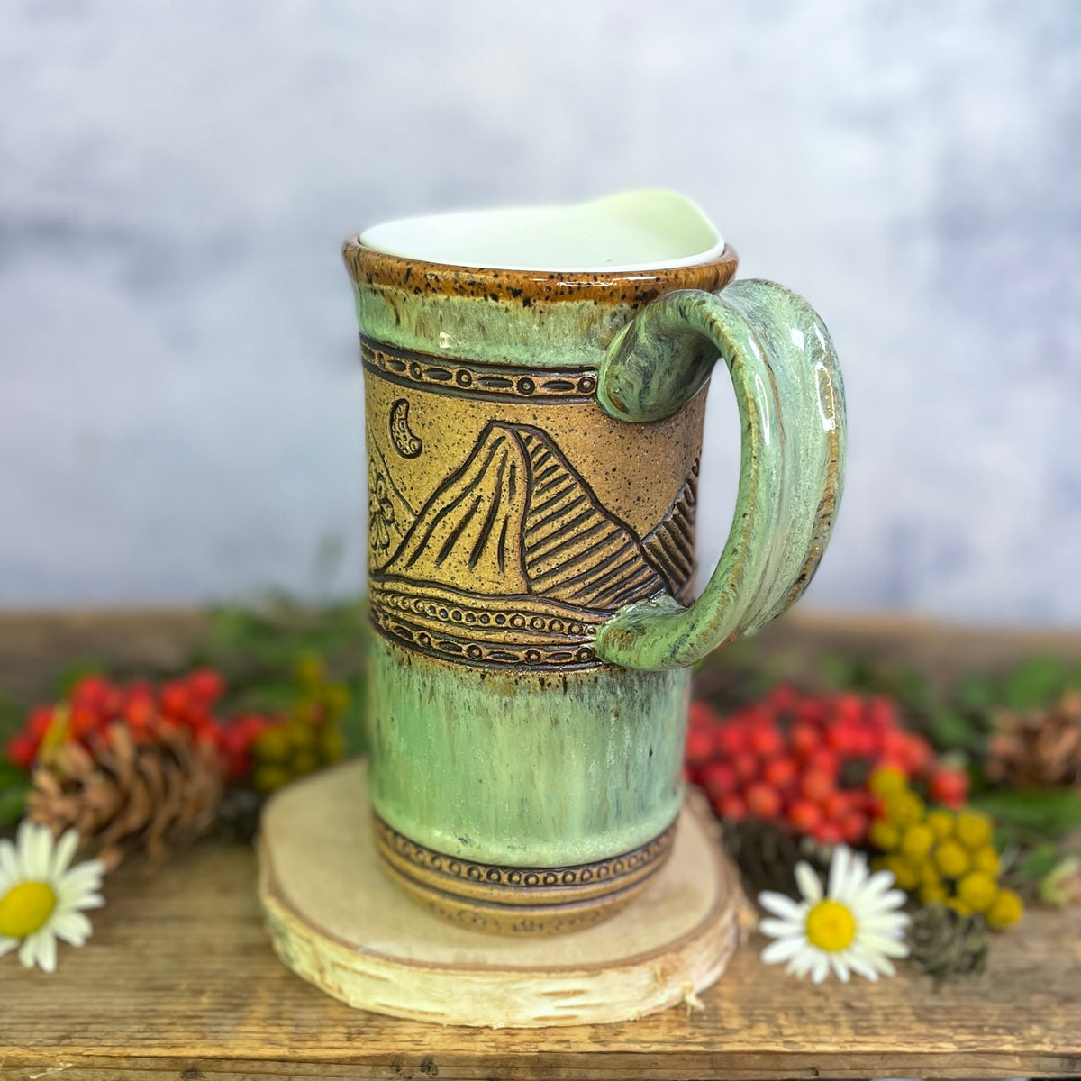 62. 18oz. Mountain Wildflower Travel Mug